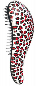 Dtangler Hair Brush leopard pink