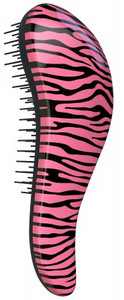Dtangler Hair Brush zebra pink