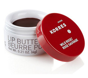 Obrázok Korres Lip Butter Wild Rose - balzam na pery s divou ružou, 6 g 