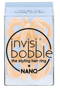 Obrázok Invisibobble Nano Hair Ring Gumička na vlasy 3ks To Be Or Nude To Be