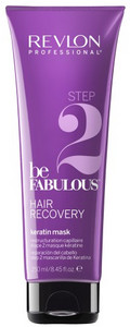 Obrázok REVLON Be Fabulous Hair Recovery Step 2 Keratin Mask 250 ml (8432225077529)