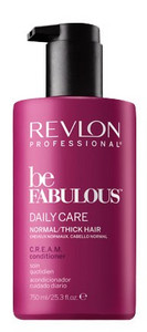 Obrázok REVLON Be Fabulous Normal / Thick Cream Conditioner MAXI 750 ml (8432225077598)