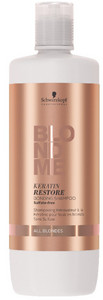 Obrázok Schwarzkopf Professional BlondME Keratin Restore Blonde Shampoo 1l