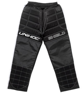 Unihoc Basic SHIELD pants black/white XXL, černá / bílá