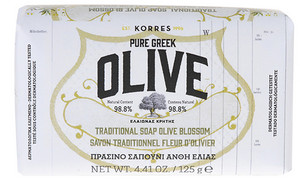 Obrázok Korres Pure Greek Olive – tuhé mydlo s gréckym extra panenským olivovým olejom s vôňou olivového kvetu, 125 g