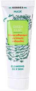 Obrázok Korres Beauty Shots – GREEN CLAY DEEP CLEANSING MASK - hĺbkovo čistiaca pleťová maska so zeleným ílom, 18 ml