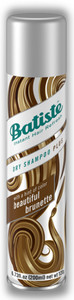 Obrázok BATISTE Dry Shampoo Plus Beautiful Brunette Šampón na poškodené, farbené vlasy 200ml