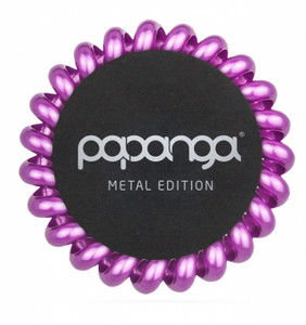 Papanga Metal Edition Big Hairband 1 ks, metalická fialová