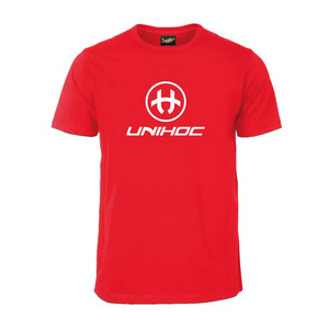 Unihoc T-shirt STORM XL, červená