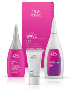 Wella Professionals Wave Perm Kit 30ml + 75ml + 100ml, (C) barvené a citlivé vlasy