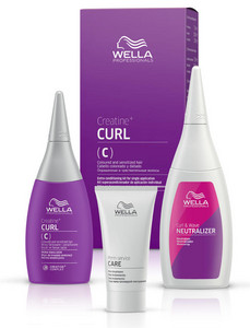 Wella Professionals Curl Perm Kit 30ml + 75ml + 100ml, (C) barvené a citlivé vlasy