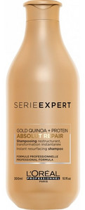 Obrázok L’Oréal Professionnel Serie Expert Absolut Repair Gold Quinoa + Protein regeneračný šampón pre veľmi poškodené vlasy 300 ml