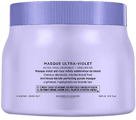 Kérastase Blond Absolu Masque Ultra-Violet purple mask for cold blond |  