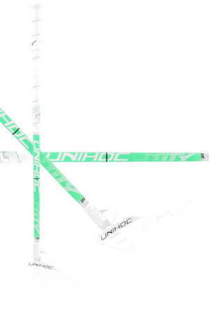 Unihoc UNITY Curve 1.5º 35 white/green Florbalová hůl