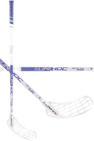 Unihoc SONIC EDGE Curve 1.0º 29 white/blue Florbalová hokejka