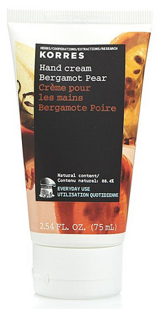 Korres Bergamot Pear Hand Cream Feuchtigkeitsspendende, nicht fettende Handcreme