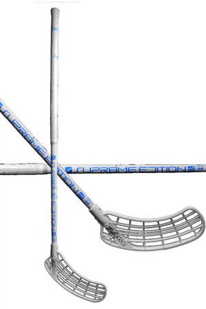 Zone floorball SUPREME Composite 27 white/blue Florbalová hokejka