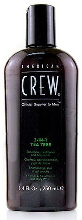 American Crew 3-in-1 Tea Tree men's shampoo 3in1 with Tea Tree fragrance