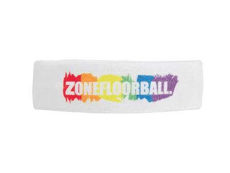 Zone floorball PRIDE white/rainbow Stirnband