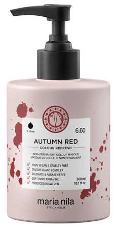 Maria Nila Colour Refresh Autumn Red 6.60 vyživujúce tónovacie maska