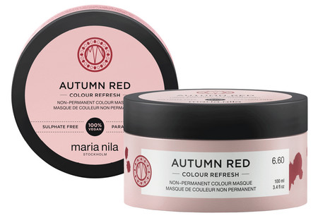 Maria Nila Colour Refresh Autumn Red 6.60 vyživujúca tónovacia maska