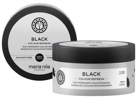 Maria Nila Colour Refresh Black 2.00 vyživující tónovací maska