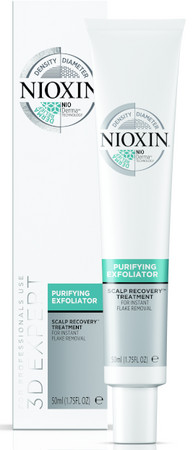Nioxin Scalp Recovery Purifying Exfoliator jemný peeling na pokožku hlavy proti lupům