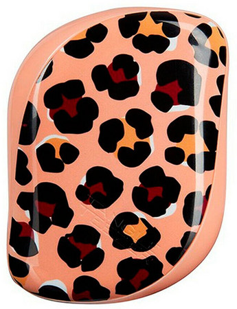 Tangle Teezer Compact Styler Apricot Leopard compact hair brush