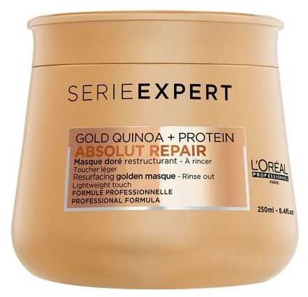 L'Oréal Professionnel Série Expert Absolut Repair Quinoa + Protein Golden Mask maska pre poškodené vlasy