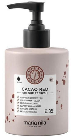 Maria Nila Colour Refresh Cacao Red 6.35 vyživující tónovací maska