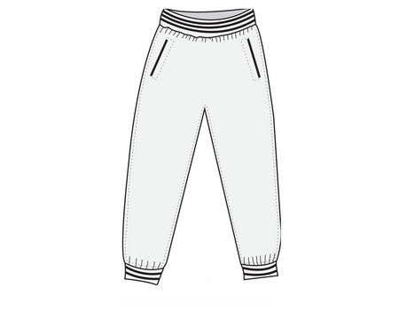 FLOORBEE Tuxedo Pants Junior Trainingshose für Sportsublimation