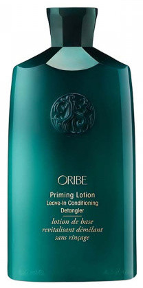 Oribe Priming Lotion Leave-In Conditioning Detangler silk lotion for detangling hair
