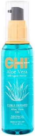 CHI Aloe Vera With Agave Nectar Curls Defined Oil nourishing hair oil