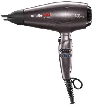 BaByliss PRO Stellato Digital Hair Dryer technologically advanced hair dryer