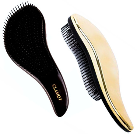 Glamot Handle Detangler Brush kartáč s rukojetí pro rozčesání vlasů