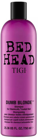 TIGI Bed Head Dumb Blonde Shampoo ošetrujúci šampón pre blond vlasy