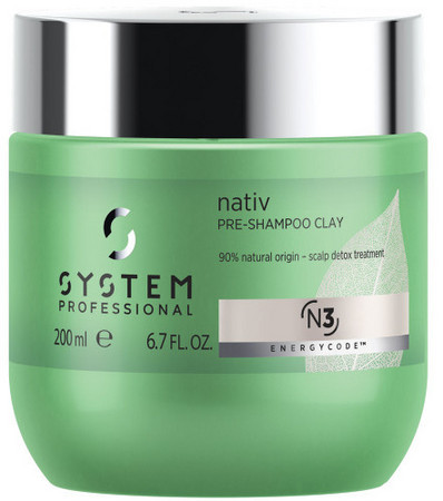 System Professional Nativ Pre-Shampoo Clay detoxikační maska pro pokožku hlavy