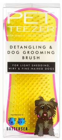 Tangle Teezer Pet Teezer Detangling & Dog Grooming Brush Kammbürste für Haustiere