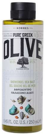 Korres Pure Greek Olive Sea Salt Showergel shower gel with sea salt