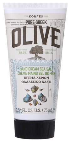 Korres Pure Greek Olive Sea Salt Hand Cream hand cream with sea salt