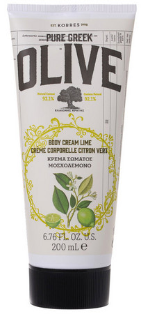 Korres Pure Greek Olive Lime Body Cream body cream with scent of lime