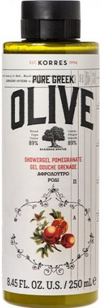 Korres Pure Greek Olive Pomegranate Showergel sprchový gel s vůní granátového jablka
