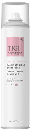 TIGI Copyright Maximum Hold Hairspray extra strong hairspray