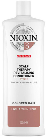 Nioxin Scalp + Hair System 3 Conditioner Conditioner für coloriertes, dezent dünner werdendes Haar