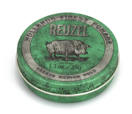 Reuzel Green Pomade Grease Medium Hold hair pomade