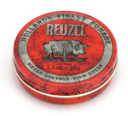 Reuzel Red Pomade Water Soluble High Sheen Haarpomade für Glanz