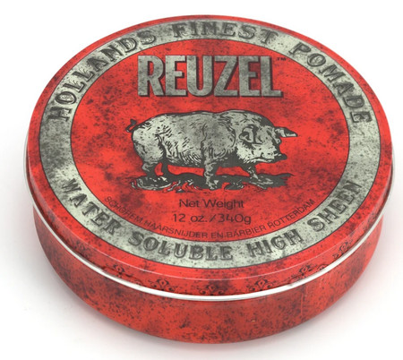 Reuzel Red Pomade Water Soluble High Sheen Hollands Finest Pomade High Sheen