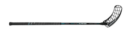 Unihoc EPIC Straight Edge Supershape FL 26 black/turquoise Floorball schläger