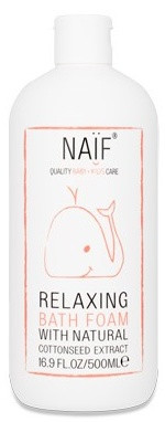 NAÏF Natural Cottonseed Extract Relaxing Bath Foam