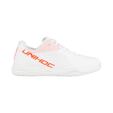 Unihoc Shoe U5 PRO LowCut Women white/coral Hallenschuhe